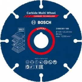 Disc de tăiere carbură metalică Multi Wheel BOSCH 125mm
