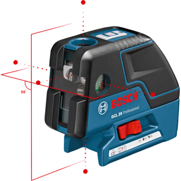 Nivelă laser cu puncte Bosch GCL 25 Professional