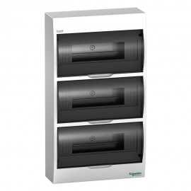Schneider - EZ9E312S2S - Easy9 - surface enclosure 36 modules - smoked door - with E/N term.blocks