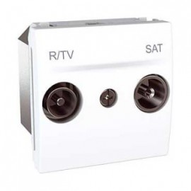 MGU3.456.18 Unica - R-TV/SAT socket - intermediate socket - white