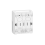 Tablou electric aparent Schneider Electric mini Pragma , 1 x 8 module, uşă translucida+bloc terminal de legare la pamant, IP40