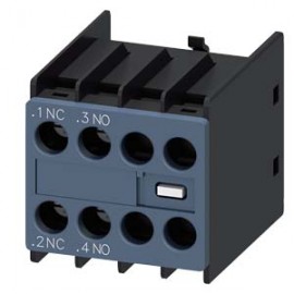 AUX. SWITCH BLOCK , 1NO+1NC COND. PATHS: 1NC, 1NO F. CONT. RELAYS A. MOTOR CONT. SZ S00 AND S0, SCREW TERMINAL SIEMENS