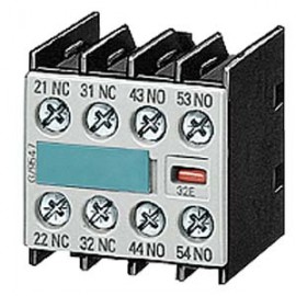 Contact auxiliar Siemens, 23E, 1NO+3NC, DIN EN50012, SCREW CONNECTION, pentru contactoare, 4P