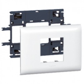 010992 Mosaic support - for flexible cover DLP trunking cover depth 85 mm - 2 modules