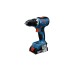 Masina de gaurit si insurubat (bormasina) pe acumulator Bosch Professional GSR 18V-65, 06019N3000, 18V, 63/31 Nm, 2100 RPM, mandrina metalica, Kickback control, motor fara perii/brushless, 2 acumulatori GBA 18V 2.0Ah, incarcator GAL 18V-20, L-Case