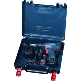 Masina de gaurit si insurubat (bormasina) pe acumulator Bosch Professional GSR 120-Li, 12 V, 1500 RPM, 14-30 Nm, 2 acumulatori 2 Ah, incarcator, valiza profesionala