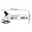 Polizor unghiular (flex) Bosch Professional GWS 750, 750 W, 11000 RPM, 125 mm diametru disc, accesorii incluse