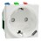 Priza standard german+USB C Schneider Electric Noua Unica NU301718, 10,5W, alba