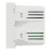 Priza USB 2.0 A+C dubla incarcare Schneider Electric Noua Unica NU301818, 2 module, alba
