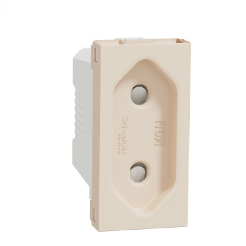 Priza 2P 10A 1 modul Schneider Electric NOUA UNICA NU303144, bej