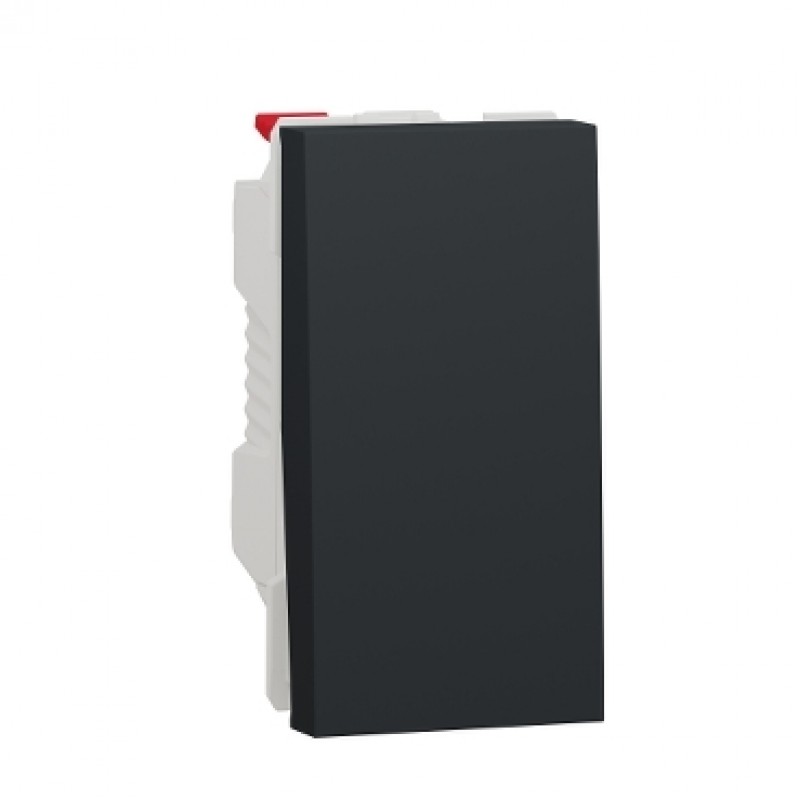 Intrerupator Simplu Schneider Electric Noua Unica NU310154, 10A, 1m, Antracit