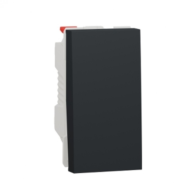Intrerupator Cap-Scara Schneider Electric Noua Unica NU310354, 10A, 1modul, Antracit