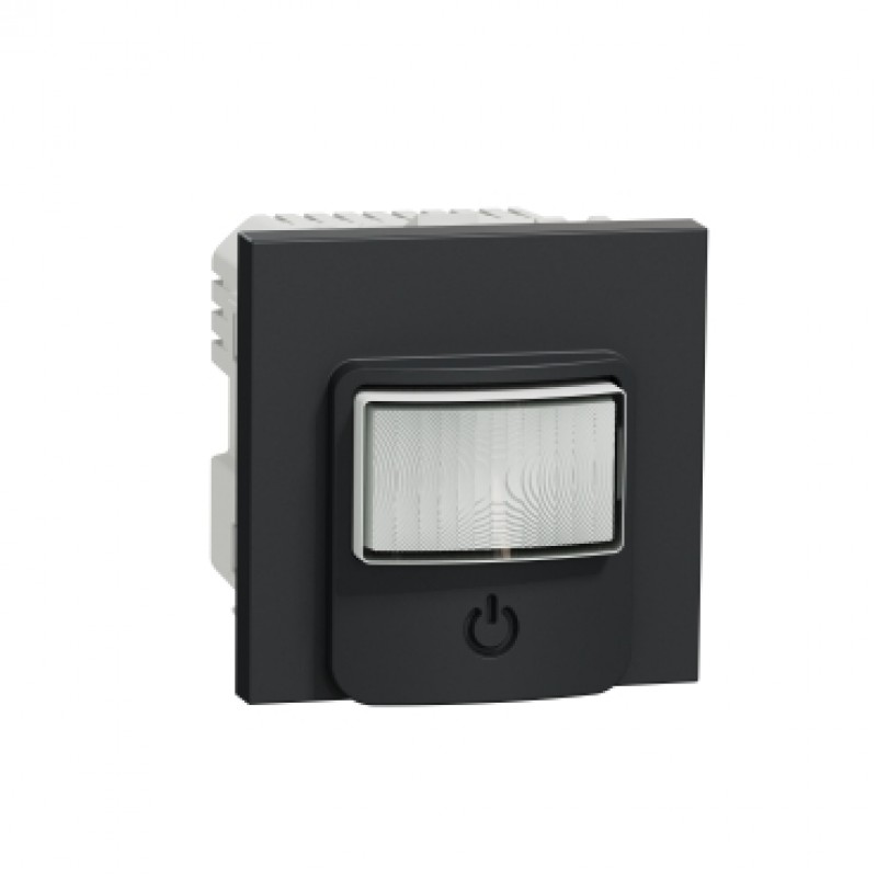 Detector Miscare Cu Intrerupator I/O Schneider Electric Noua Unica NU352554, 10A, Antracit