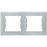 Rama dubla orizontala Schneider Electric SEDNA, gri verde