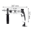 Masina de gaurit (bormasina) cu percutie Bosch Professional GSB 18-2 RE, 800 W, 3000 RPM, 4.8 Nm