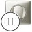 Placa intrerupator dublu cu levier Legrand Celiane 068319, titan