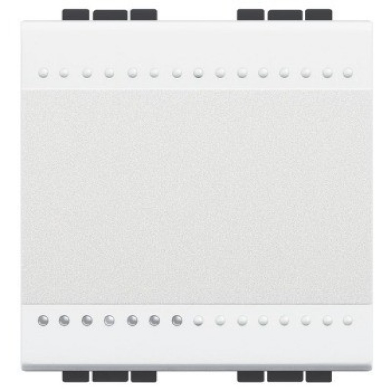 Intrerupator cap scara LED 2 module Legrand Bticino Living Light N4003M2N, 16A, 1P, alb