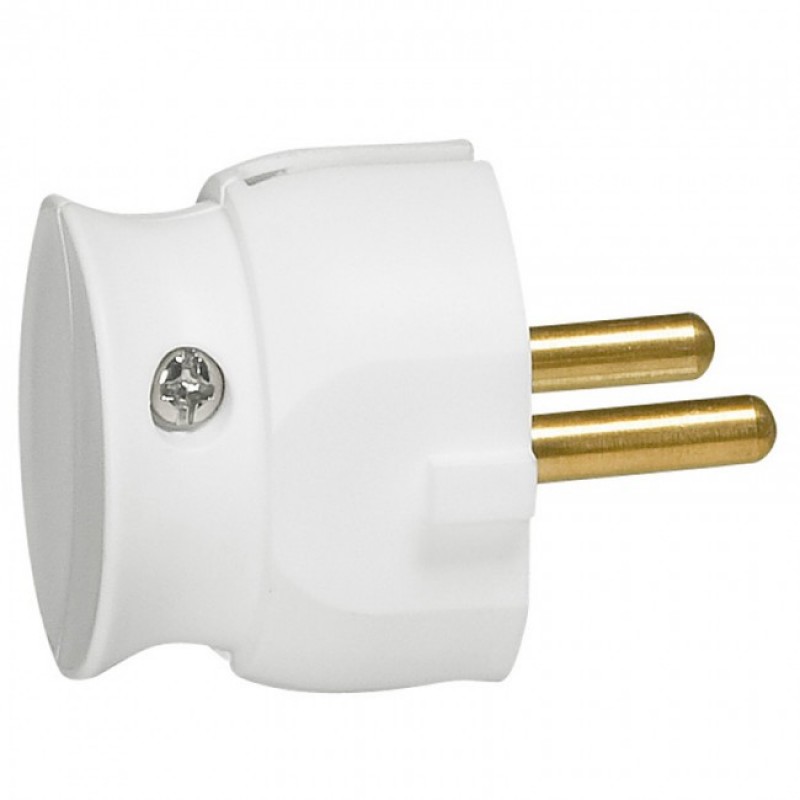 Fisa extrasubtire 2P Legrand 050183, 16A, alba