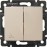 Intrerupator cap scara dublu IP44 Legrand Valena 774198, ivoar