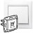 Priza simpla telefon RJ11 Legrand Valena 774438, alba
