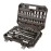 Trusa tubulare 1/4"&1/2" 4-32mm, 86 piese CrV Topmaster Pro